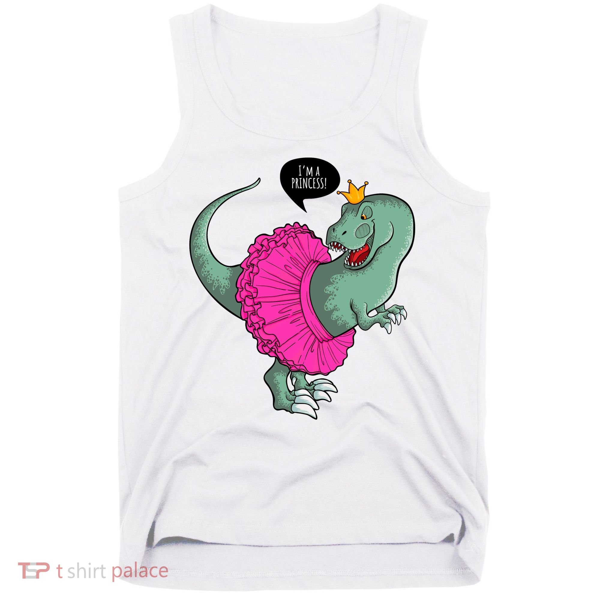 I'm A Princess, Trex In Tutu Tank Top
