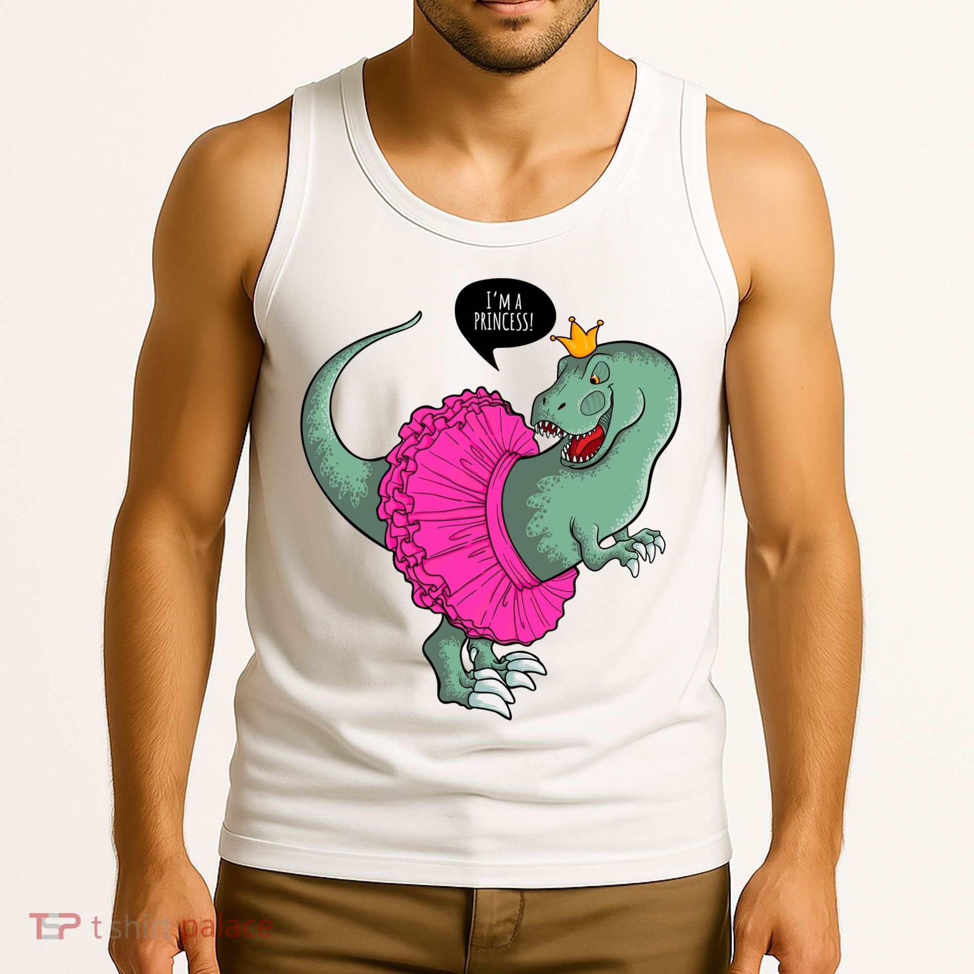 I'm A Princess, Trex In Tutu Tank Top