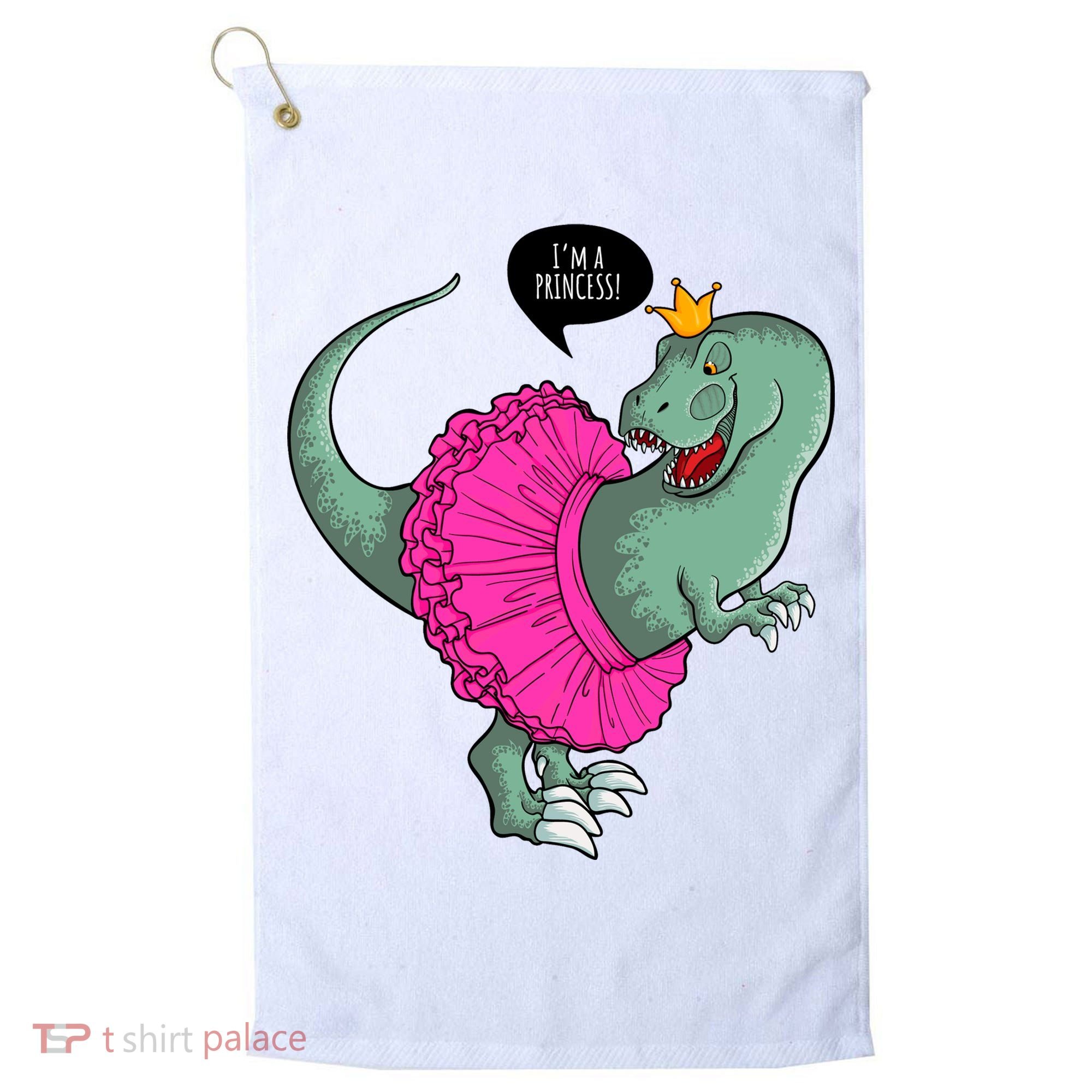 I'm A Princess, Trex In Tutu Golf Towel