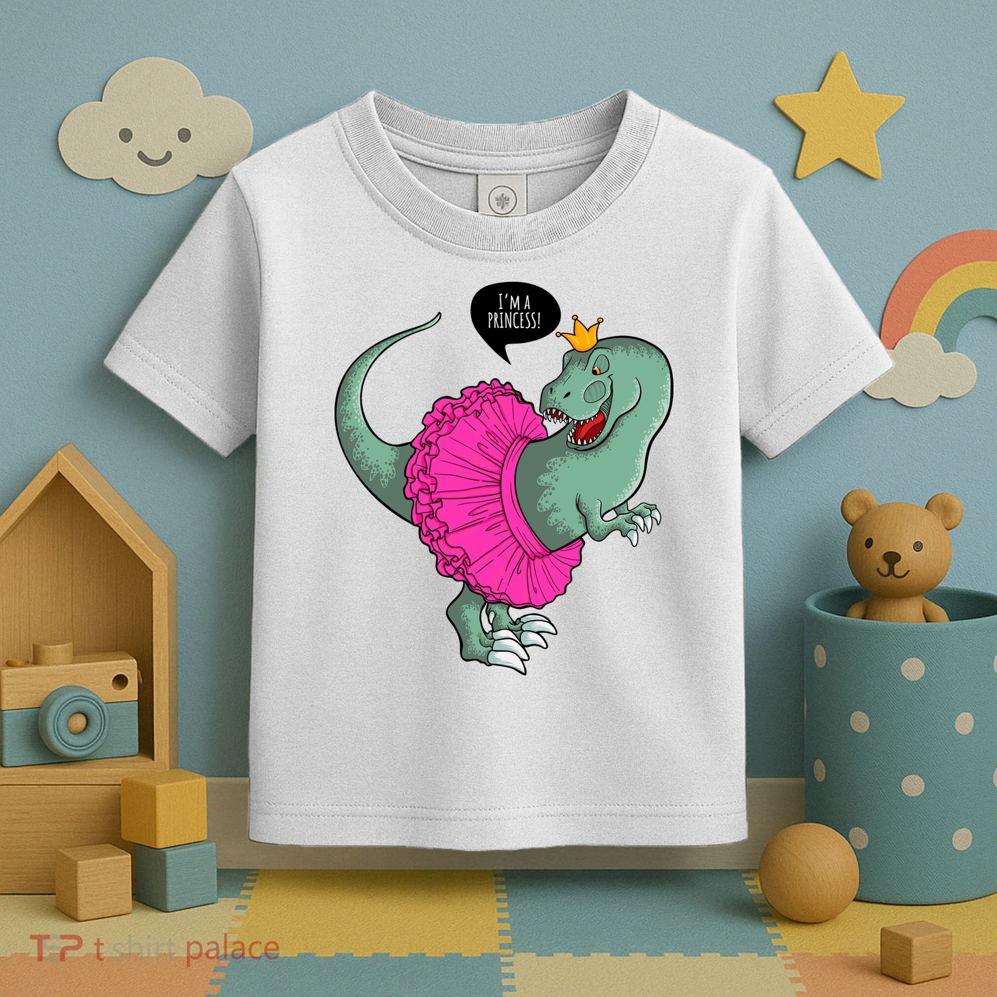 I'm A Princess, Trex In Tutu Toddler T-Shirt