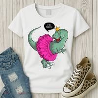 I'm A Princess, Trex In Tutu Women's T-Shirt thumb 3