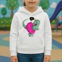 I'm A Princess, Trex In Tutu Kids Hoodie thumb 3