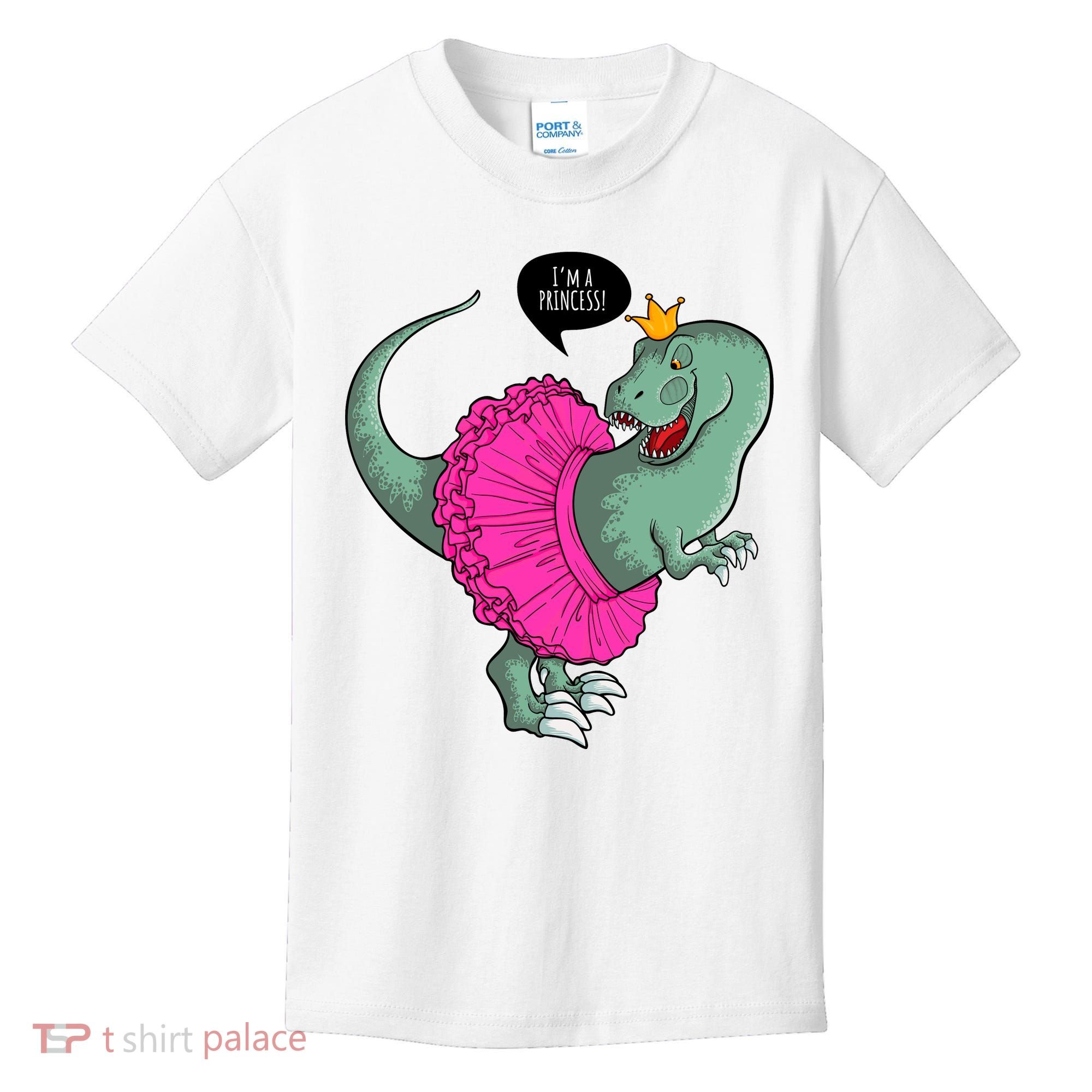 I'm A Princess, Trex In Tutu Kids T-Shirt