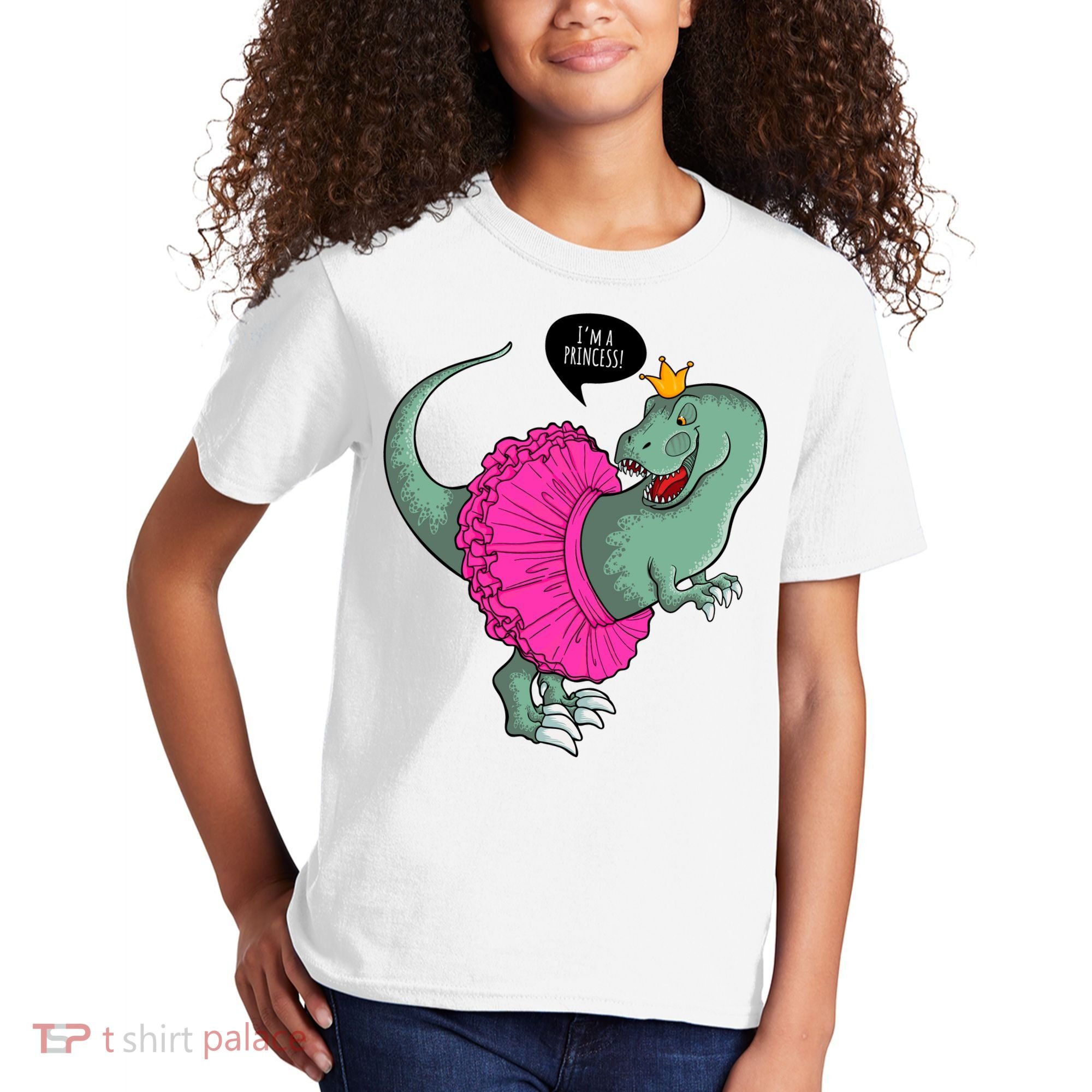 I'm A Princess, Trex In Tutu Kids T-Shirt