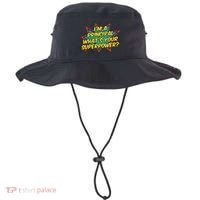 Im A Principal Whats Your Superpower Super School Principal Bucket Hat thumb 0