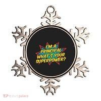 Im A Principal Whats Your Superpower Super School Principal Ornament thumb 0