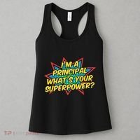 Im A Principal Whats Your Superpower Super School Principal Women's Tank Top thumb 3