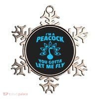 I'm A Peacock You Gotta Let Me Fly Ornament thumb 0