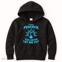I'm A Peacock You Gotta Let Me Fly Kids Hoodie thumb 0