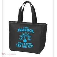 I'm A Peacock You Gotta Let Me Fly Tote Bag thumb 3