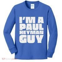 Im A Paul Meme Heyman Guy Kids Long Sleeve Shirt thumb 0