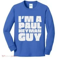 Im A Paul Meme Heyman Guy Kids Long Sleeve Shirt thumb 0