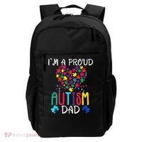 I'm A Proud Autism Dad Gift Autism Awareness Great Gift Backpack thumb 0
