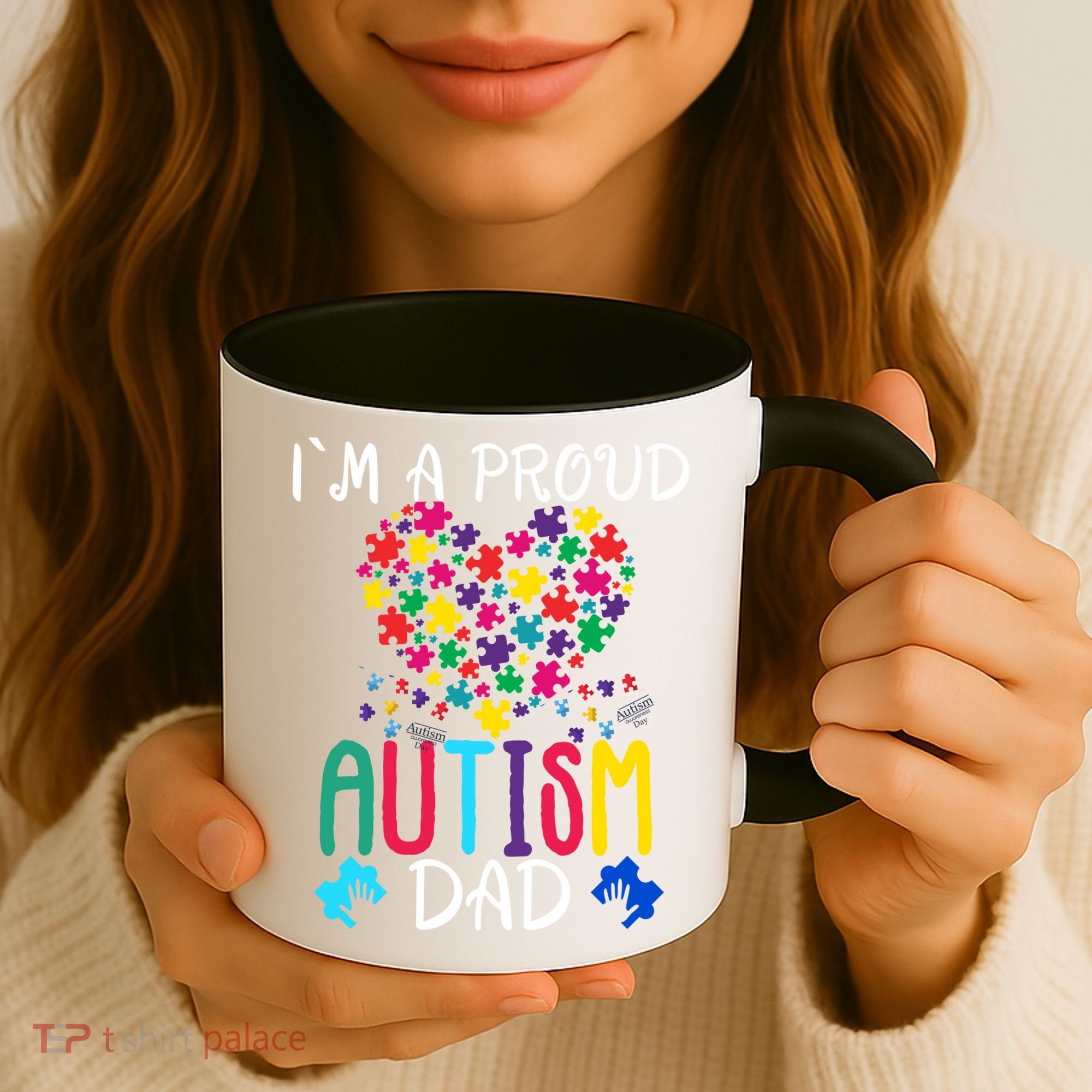 I'm A Proud Autism Dad Gift Autism Awareness Great Gift Coffee Mug