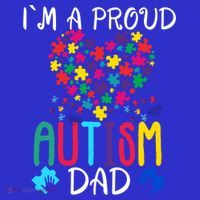 I'm A Proud Autism Dad Gift Autism Awareness Great Gift Coaster thumb 2