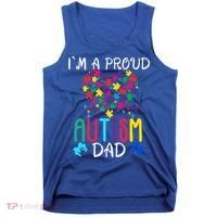 I'm A Proud Autism Dad Gift Autism Awareness Great Gift Tank Top thumb 0