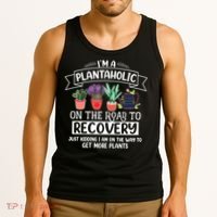Im A Plantaholic On The Road To Recovery Gardening Tank Top thumb 3