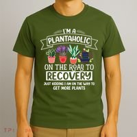 Im A Plantaholic On The Road To Recovery Gardening T-Shirt thumb 3
