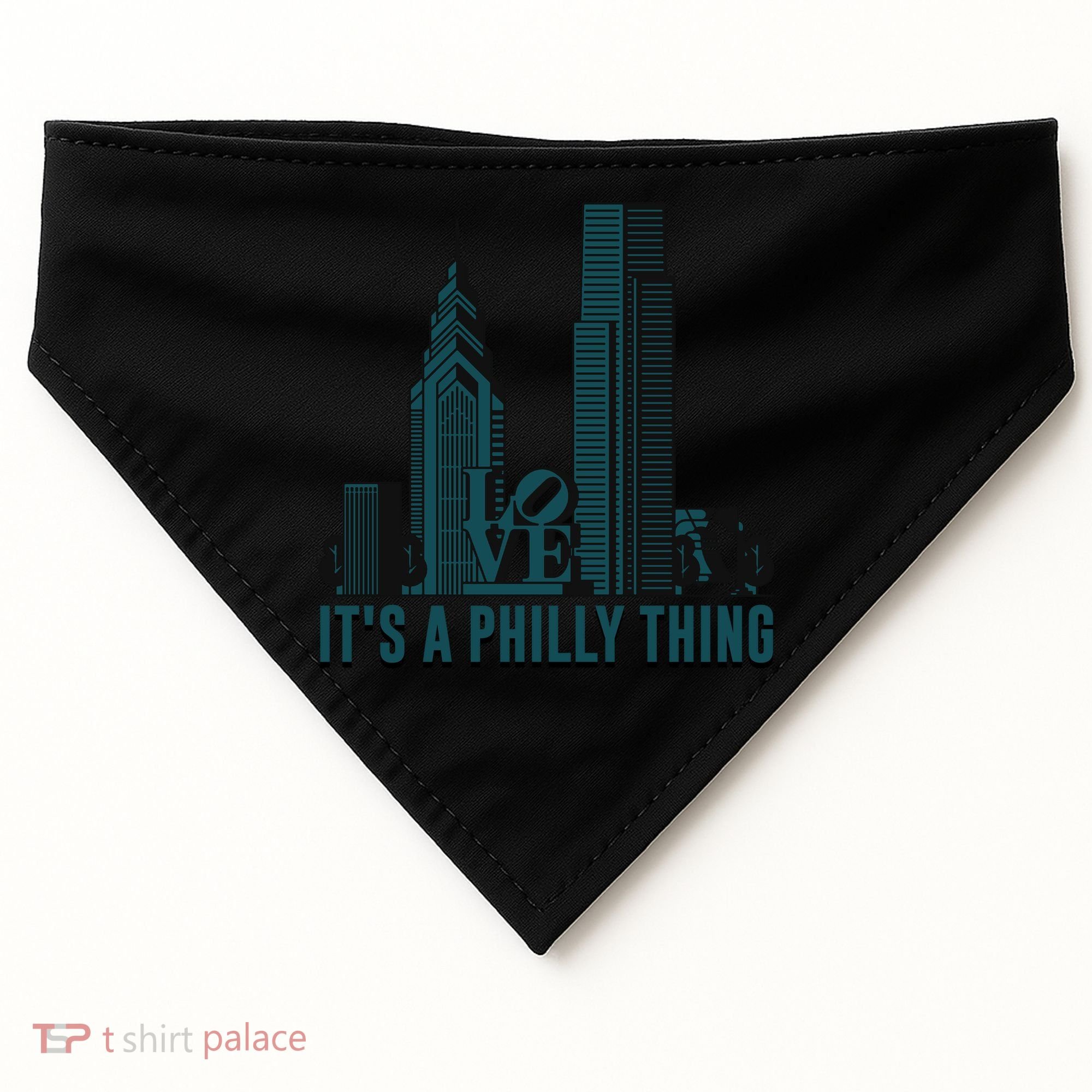 It's A Philly Thing Philadelphia City Skyline USA-Made Doggie Bandana