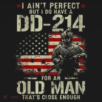 I Aint Perfect But I Do Have A DD214 For An Old Man Gift Coaster thumb 2