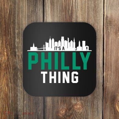 It's A Philly Thing City Skyline Pride Coaster