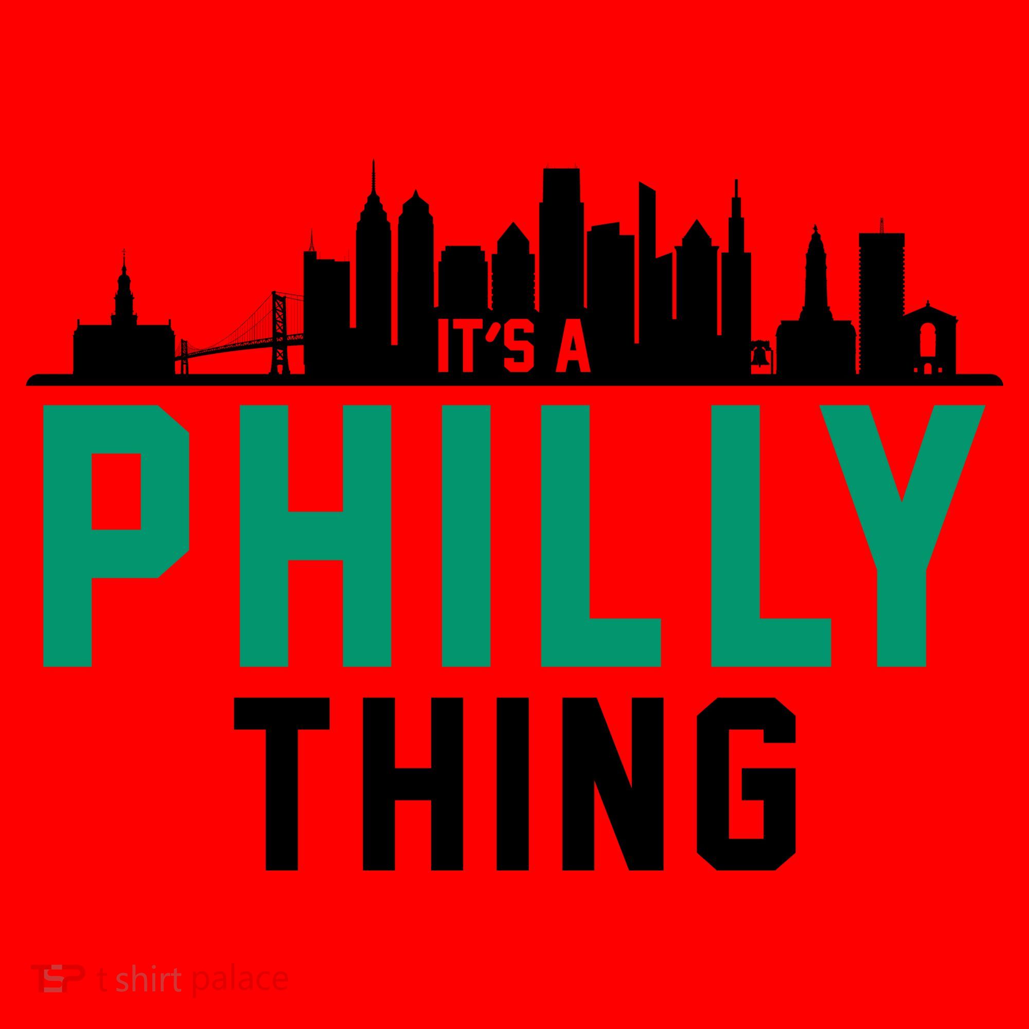 It's A Philly Thing City Skyline Pride Santa Hat