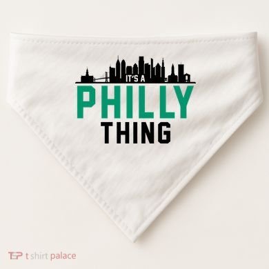 It's A Philly Thing City Skyline Pride USA-Made Doggie Bandana