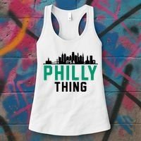 It's A Philly Thing City Skyline Pride Women's Tank Top thumb 3