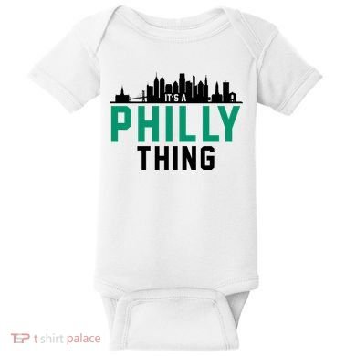 It's A Philly Thing City Skyline Pride Baby Bodysuit