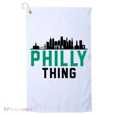 It's A Philly Thing City Skyline Pride Golf Towel