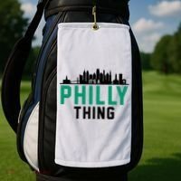 It's A Philly Thing City Skyline Pride Golf Towel thumb 2