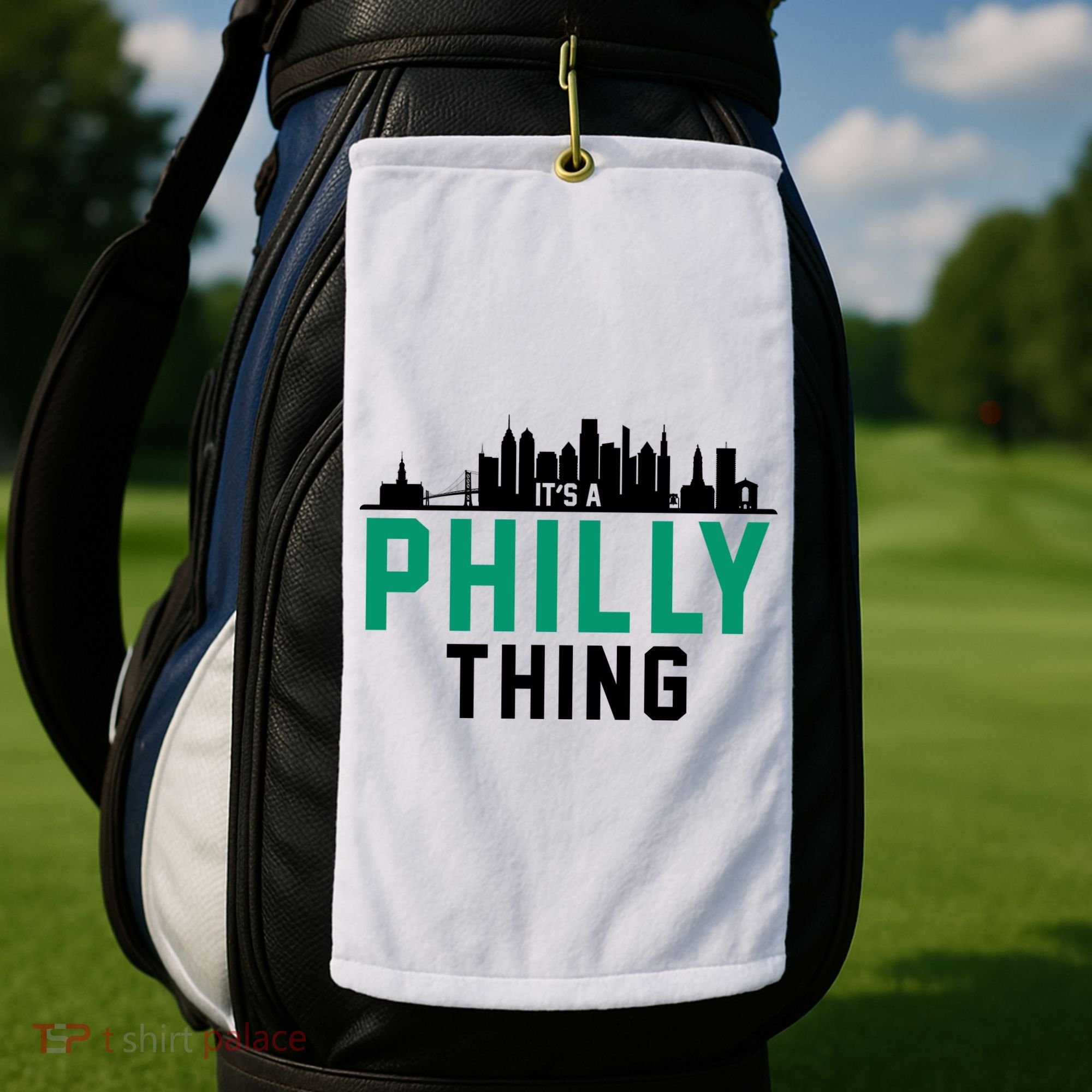 It's A Philly Thing City Skyline Pride Golf Towel