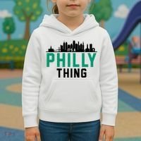 It's A Philly Thing City Skyline Pride Kids Hoodie thumb 3