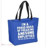 I'm A Proud Boss Of Freaking Awesome Employees Tote Bag thumb 2