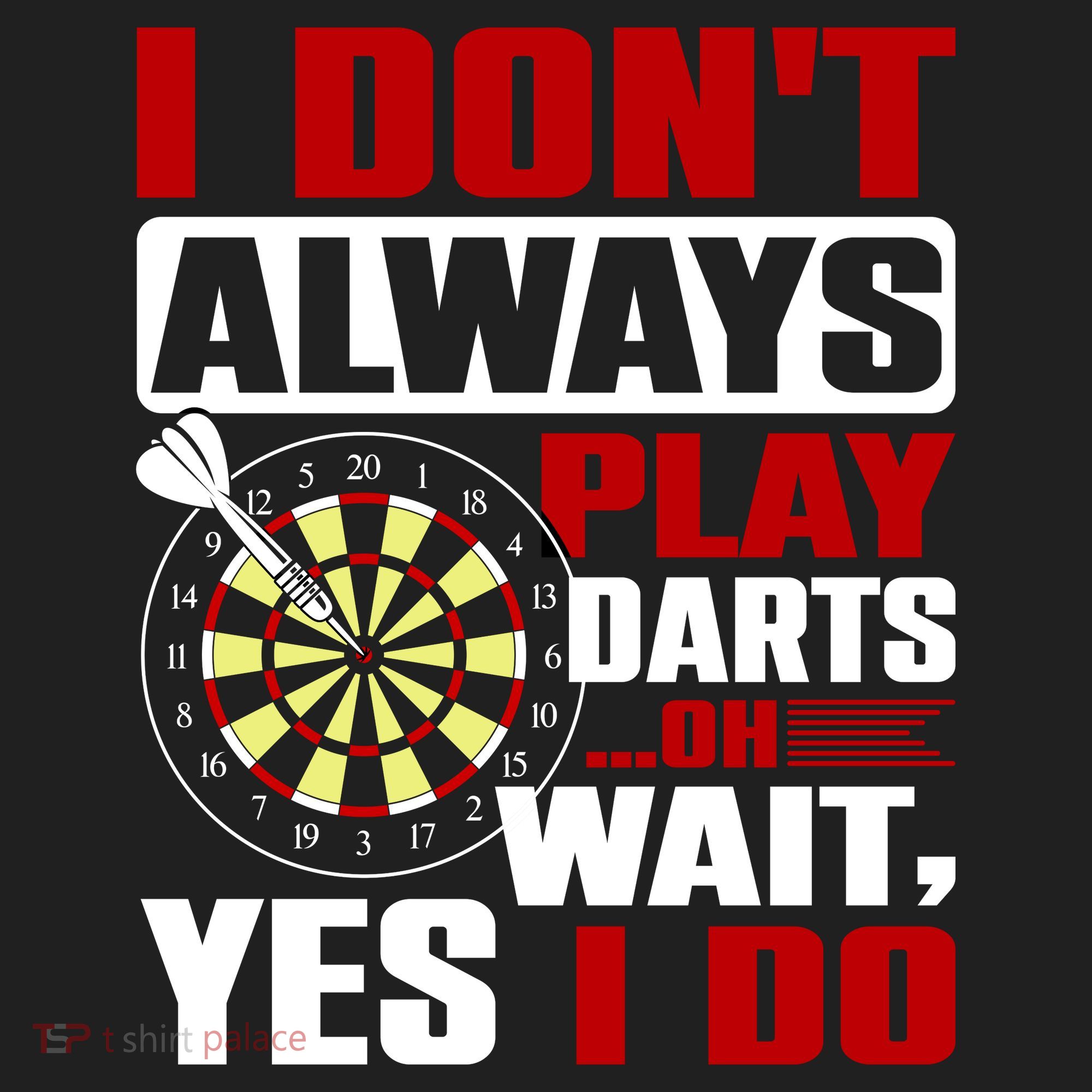 I Always Play Darts Funny Beanie