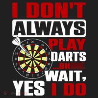 I Always Play Darts Funny Hat thumb 2
