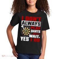 I Always Play Darts Funny Kids T-Shirt thumb 2