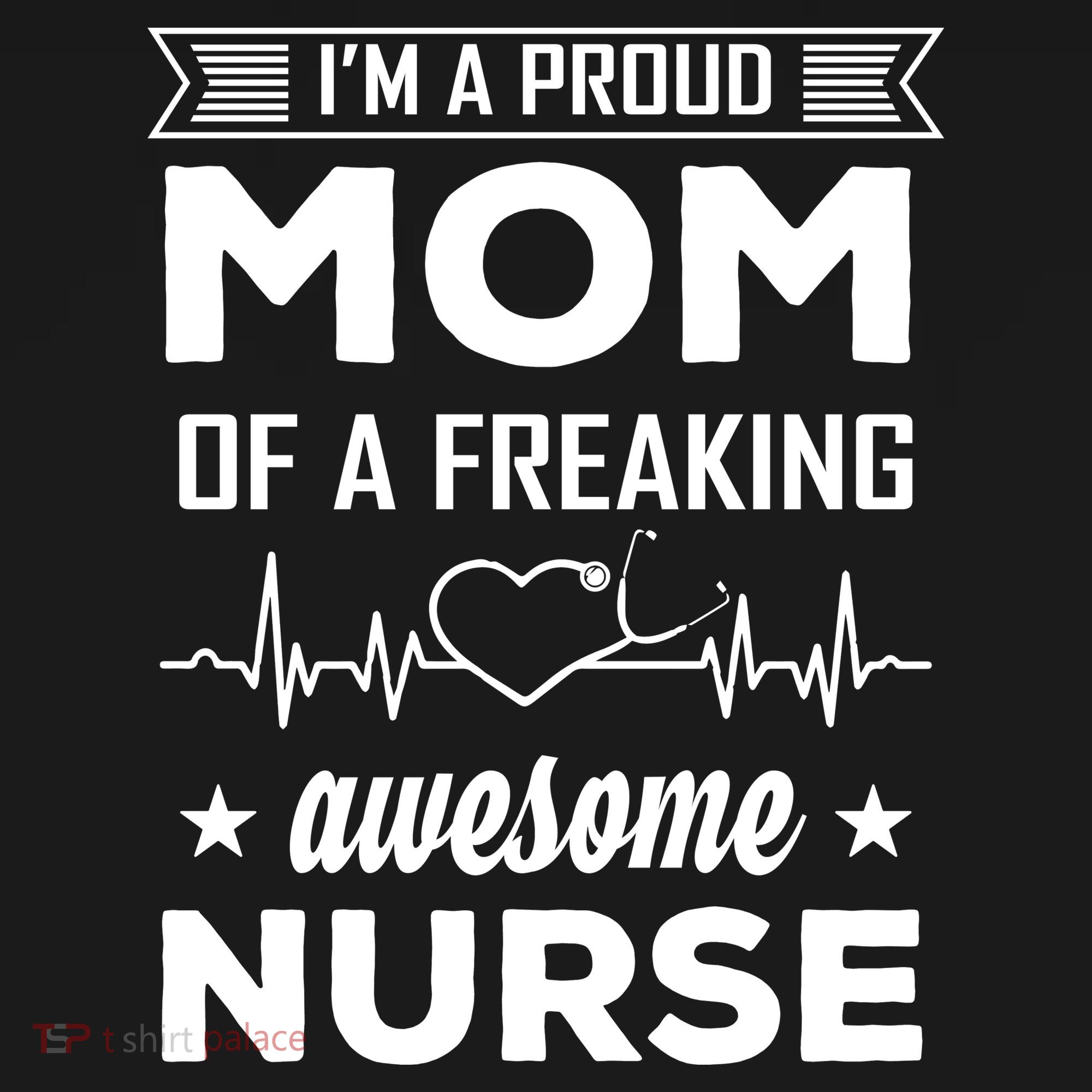 I'm A Proud Mom Of A Freaking Awesome Nurse Backpack