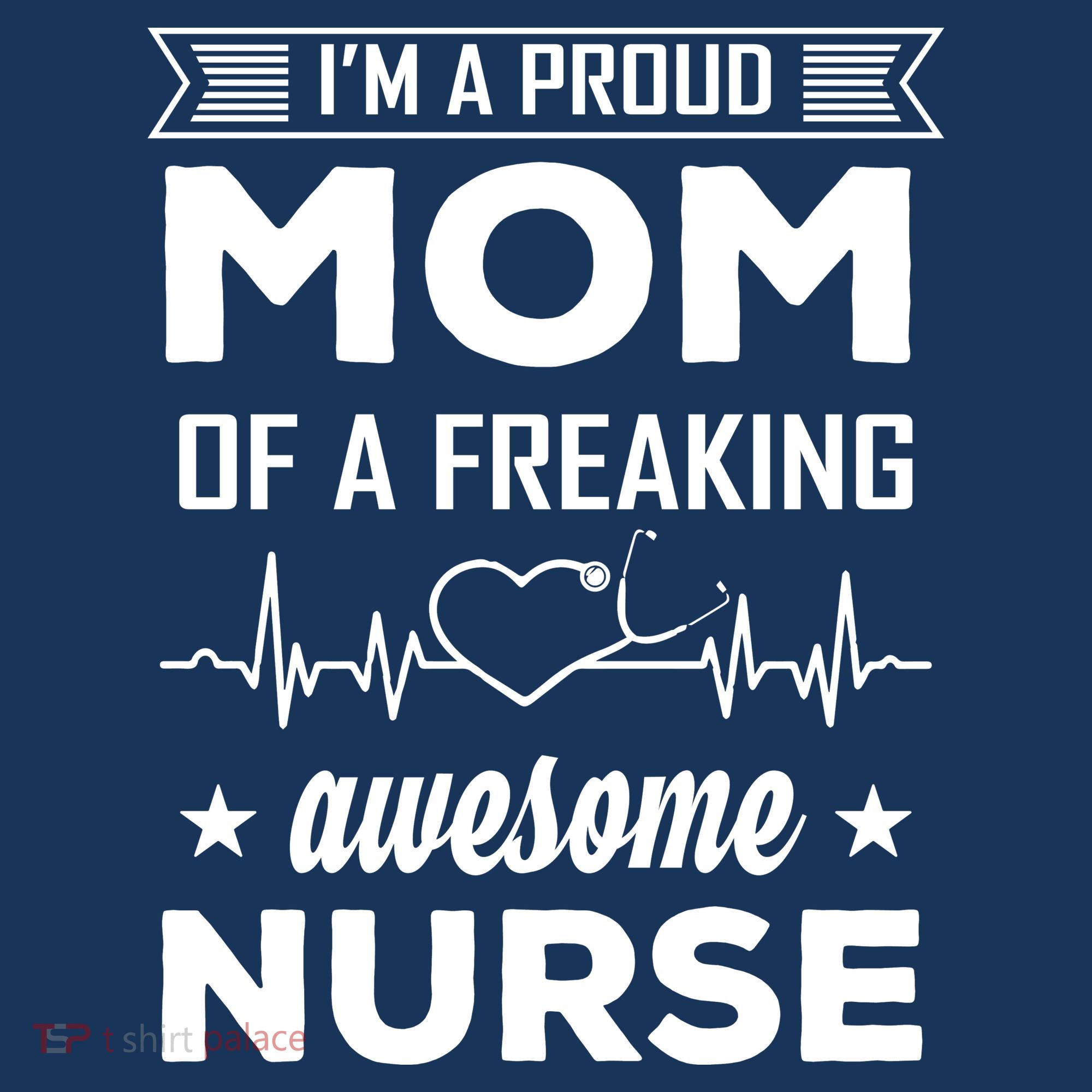 I'm A Proud Mom Of A Freaking Awesome Nurse Women's Hoodie