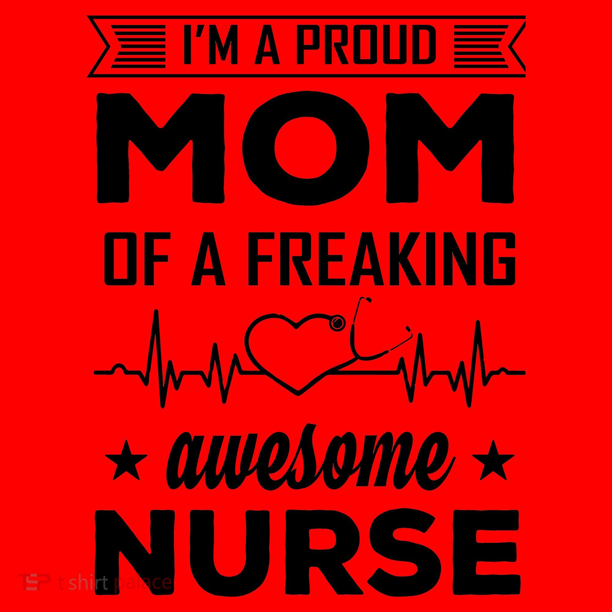 I'm A Proud Mom Of A Freaking Awesome Nurse Santa Hat
