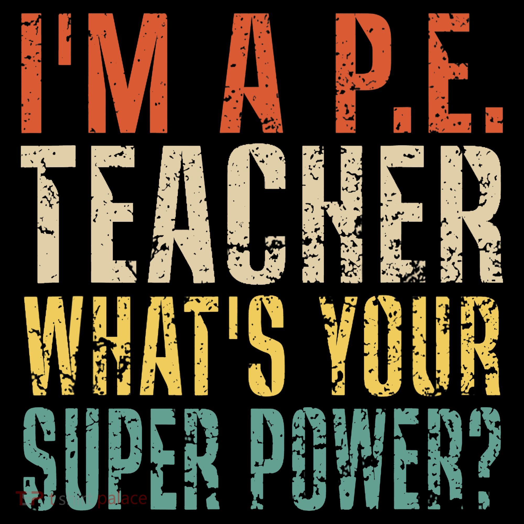 I'm A P.E. Teacher What's Your Super Power ? Funny Ornament
