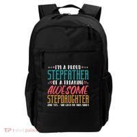 I'm A Proud Stepfather Of A Awesome Stepdaughter Stepdad Gift Backpack thumb 0