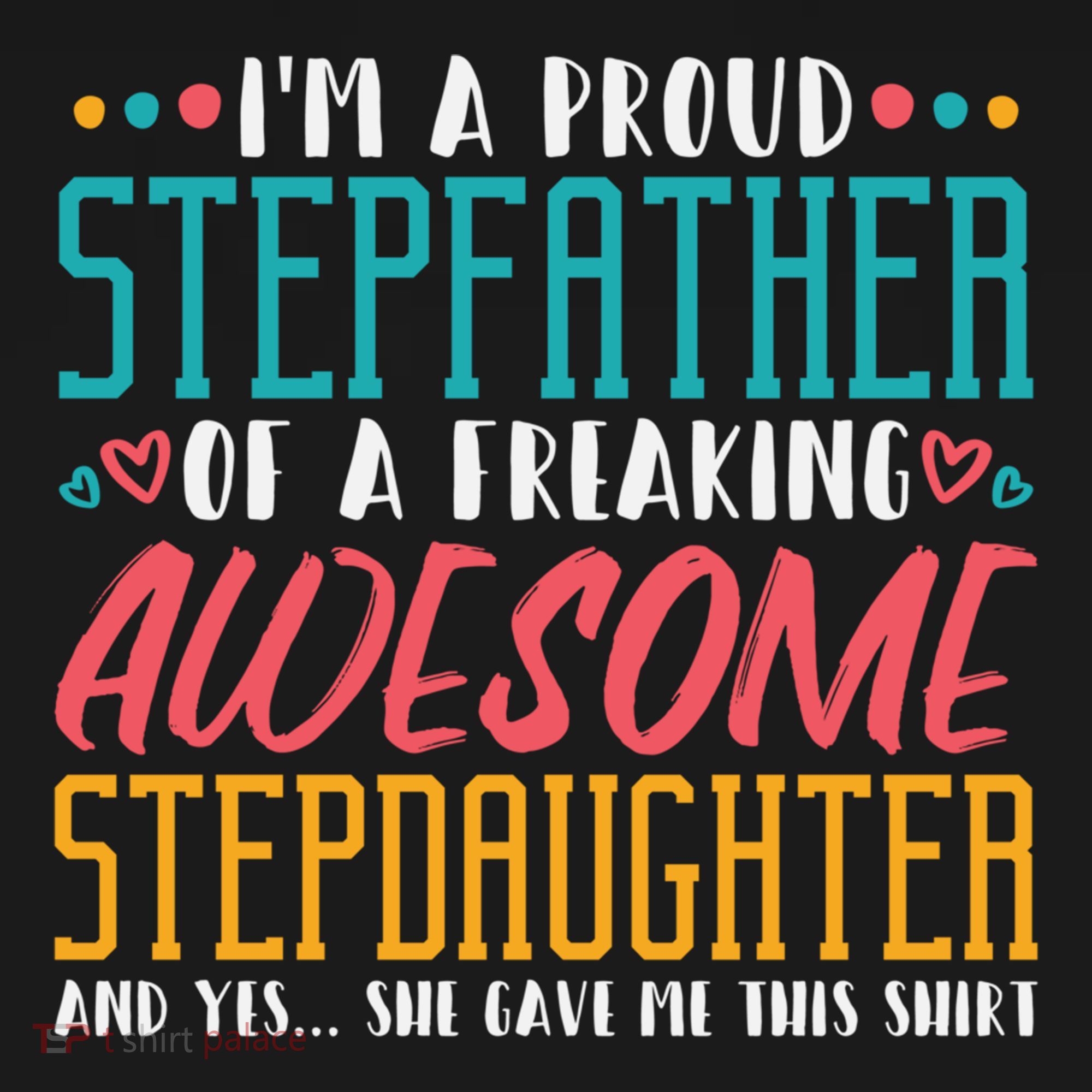 I'm A Proud Stepfather Of A Awesome Stepdaughter Stepdad Gift Women's Hoodie