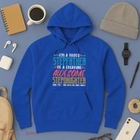 I'm A Proud Stepfather Of A Awesome Stepdaughter Stepdad Gift Hoodie thumb 3