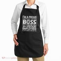 IM A Proud Boss Of Freaking Awesome Employees Office Gifts Apron thumb 2