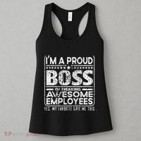 IM A Proud Boss Of Freaking Awesome Employees Office Gifts Women's Tank Top thumb 3
