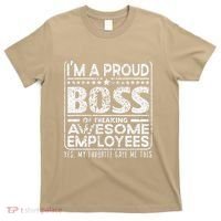 IM A Proud Boss Of Freaking Awesome Employees Office Gifts T-Shirt thumb 0