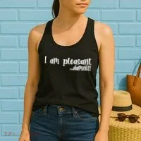 I Am Pleasant Damnit Women's Tank Top thumb 2
