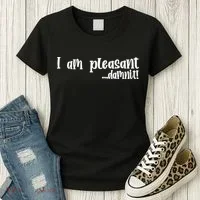 I Am Pleasant Damnit Women's T-Shirt thumb 3
