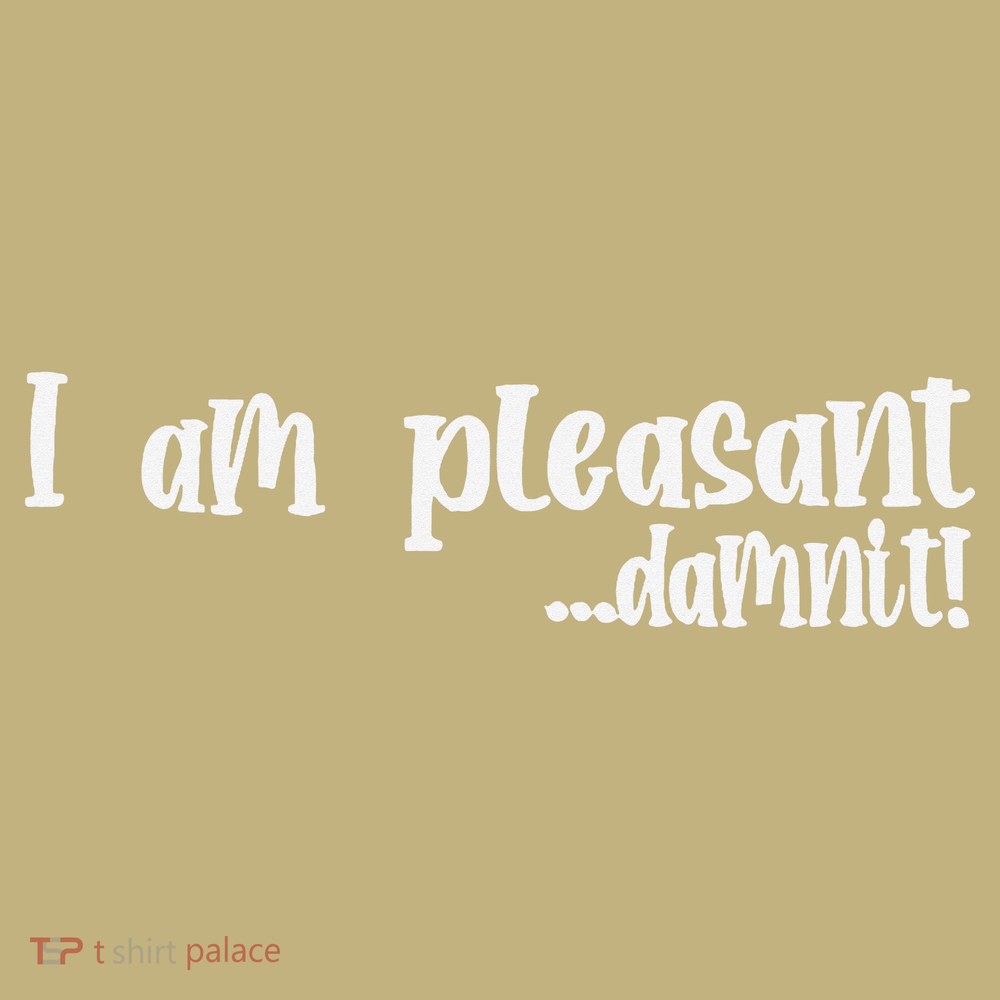 I Am Pleasant Damnit Hoodie